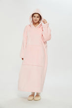 Load image into Gallery viewer, Oversized extra long hoodie（pink）
