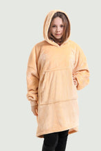 Load image into Gallery viewer, kid oversized hoodie（light yellow）
