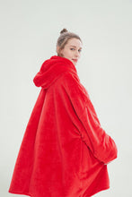 Load image into Gallery viewer, Oversized hoodie (red)
