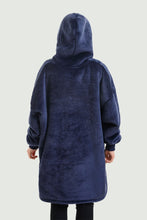 Load image into Gallery viewer, kid oversized hoodie（navy blue）
