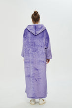 Load image into Gallery viewer, Oversized extra long hoodie（purple）
