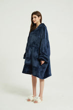 Load image into Gallery viewer, Oversized hoodie（navy blue）
