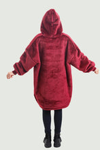 Load image into Gallery viewer, kid oversized hoodie（Wine red）
