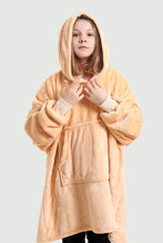 Load image into Gallery viewer, kid oversized hoodie（light yellow）
